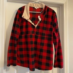 Buffalo check pullover sweater size 1X